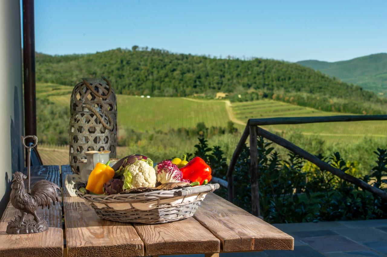 Villa Il Tinaio Панцано Экстерьер фото
