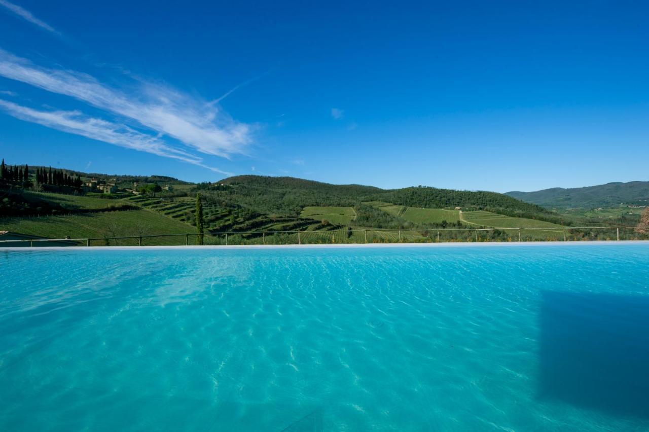 Villa Il Tinaio Панцано Экстерьер фото